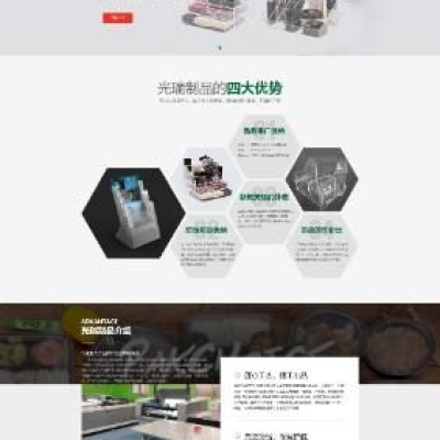 北京塑料制品扁平化企业模板
